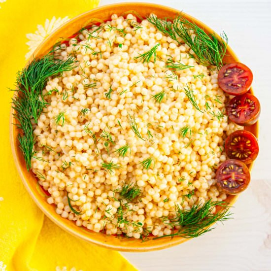 Instant Pot Pearl Couscous - Recipe photo by Kitchenskip