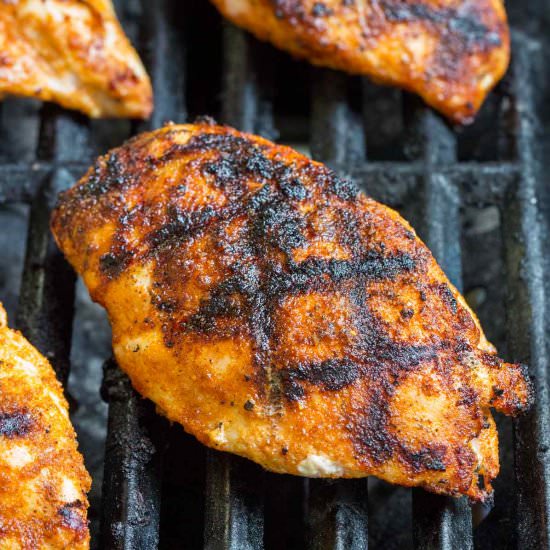 Grilled Chicken with Spice Rub - Recipe photo by Jessica Gavin
