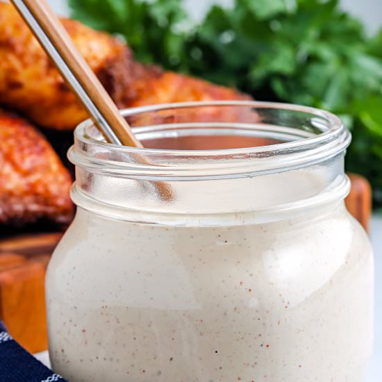 Alabama White Sauce - Recipe photo by FoodFolksandFun