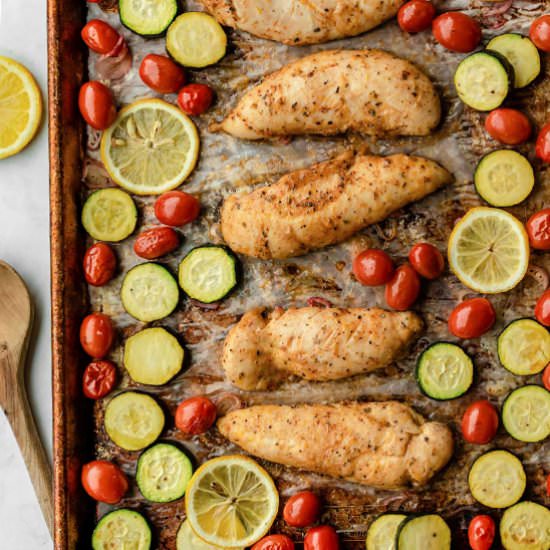 Baked Lemon Chicken Tenders - Recipe photo by balancewithjess