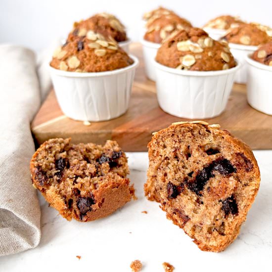 Banana Chocolate Chip Muffins - Recipe photo by Together to Eat