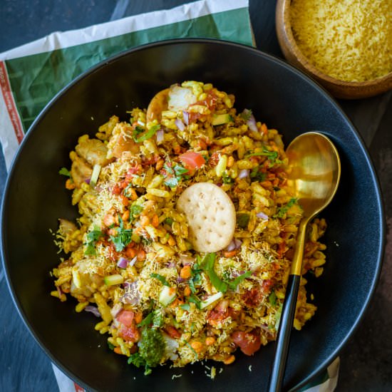 Mumbai Bhel Puri - Recipe photo by Herbivore Cucina