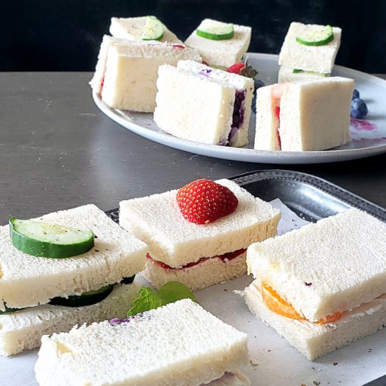 Afternoon Tea Sandwiches - Recipe photo by ProfusionCurry