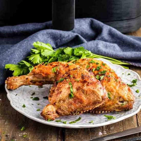 Air Fryer Chicken Quarters - Recipe photo by dizzybusyandhungry