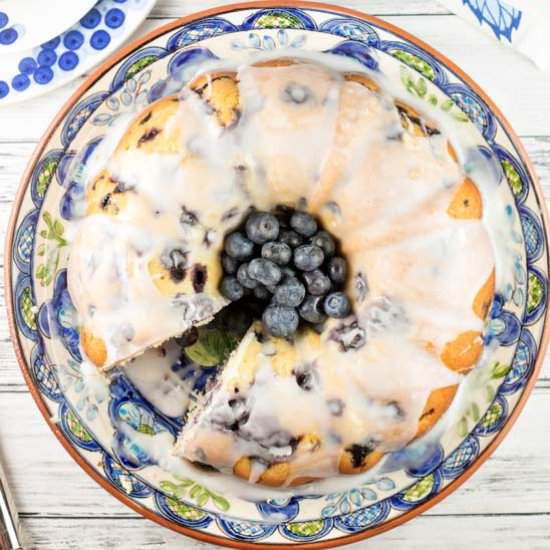 Lemon Blueberry Bundt Cake - Recipe photo by bunsenburnerbakery