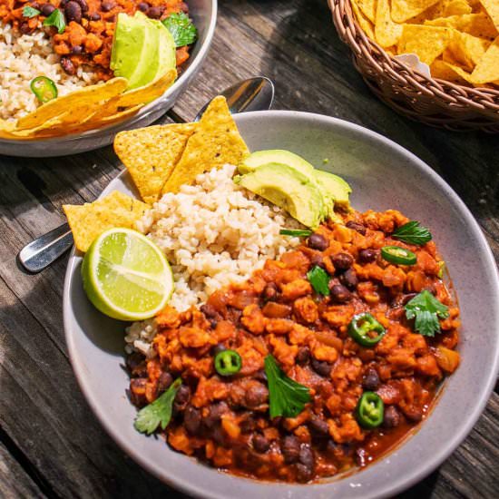 Vegan Chilli - Recipe photo by Absolute Foodie