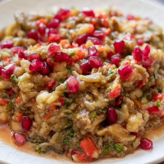Baba Ganoush Without Tahini - Recipe photo by Cooking Gorgeous