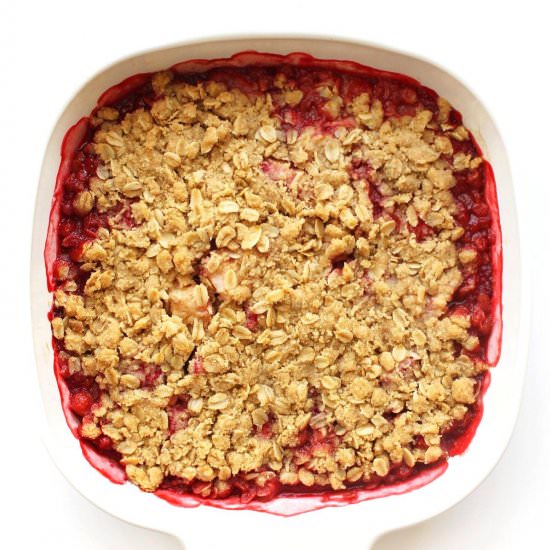 Strawberry Crisp (GF/V) - Recipe photo by strengthandsunshine