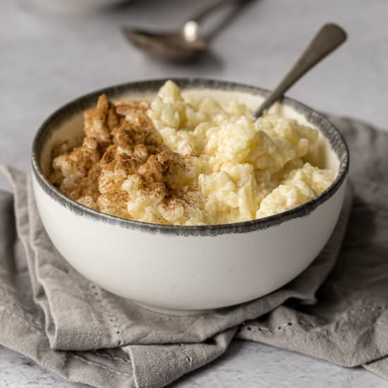 Vanilla Rice Pudding - Recipe photo by saltyginger