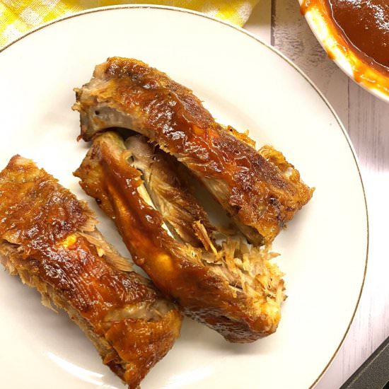 Fall off the Bone Baked BBQ Ribs - Recipe photo by Girlwithaspatula