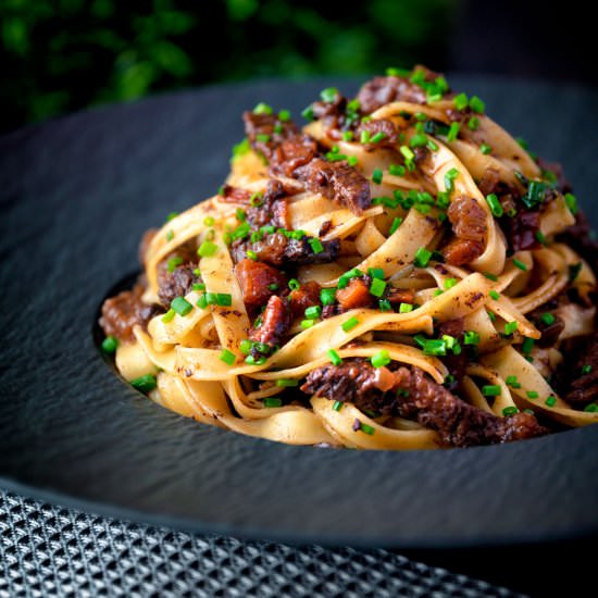 Beef Cheek Ragu - Recipe photo by Brian Jones