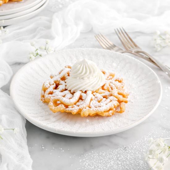 Homemade Funnel Cakes - Recipe photo by bakerstable