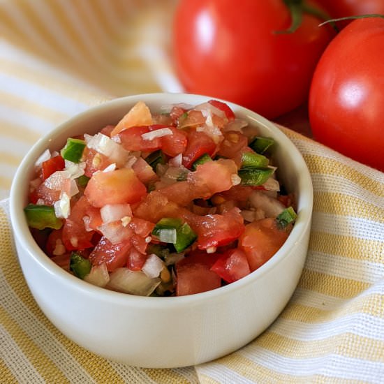 Pico De Gallo - Recipe photo by thecandidcooks