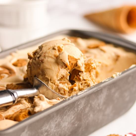 Cookie Butter Ice Cream - Recipe photo by A baJillian Recipes
