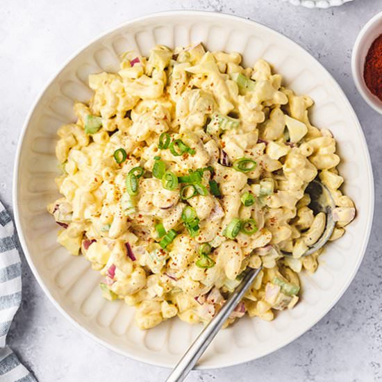 Deviled Egg Pasta Salad - Recipe photo by bellyfull