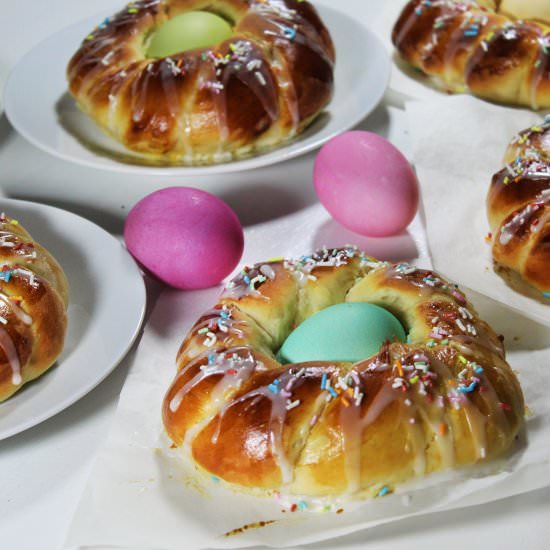 Italian easter bread - Recipe photo by hornoMX