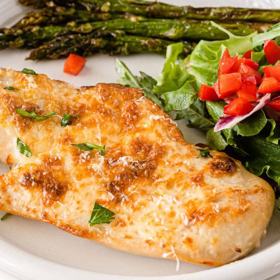 Mayo Parmesan Chicken - Recipe photo by ToSimplyInspire