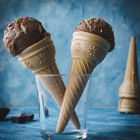 Chocolate Ice Cream - Recipe photo by WheelOfBaking