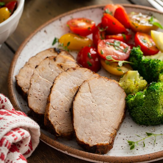 Grilled Pork Tenderloin - Recipe photo by Lemon blossoms