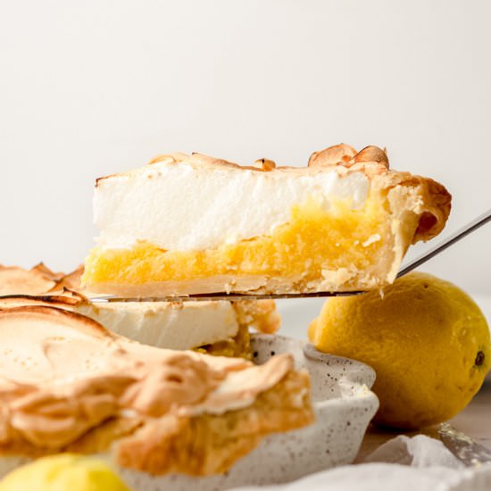 lemon meringue pie - Recipe photo by freshaprilflours