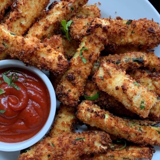 Best Air Fryer Zucchini Fries - Recipe photo by agoudalife