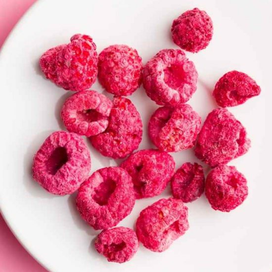 Freeze Dried Raspberries - Recipe photo by Everything Pretty