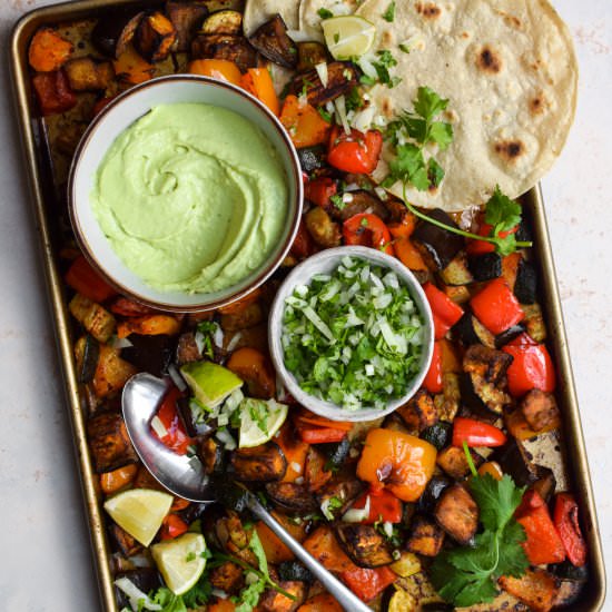 Sheet Pan Veggie Tacos - Recipe photo by missrachelphipps