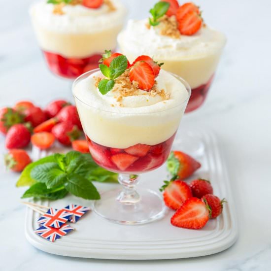 Platinum Jubilee Trifle - Recipe photo by The petite cook