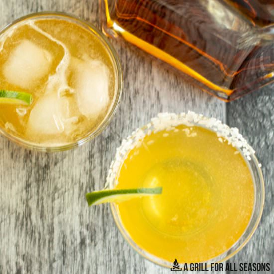 Bourbon Whiskey Margarita - Recipe photo by a grill for all seasons