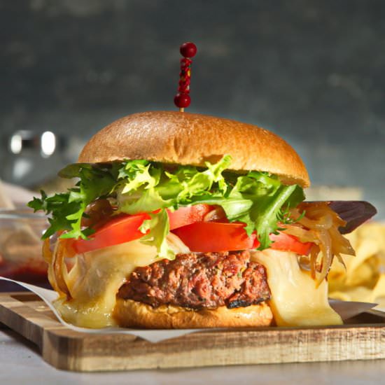 Bison Burgers - Recipe photo by inthekitchnet
