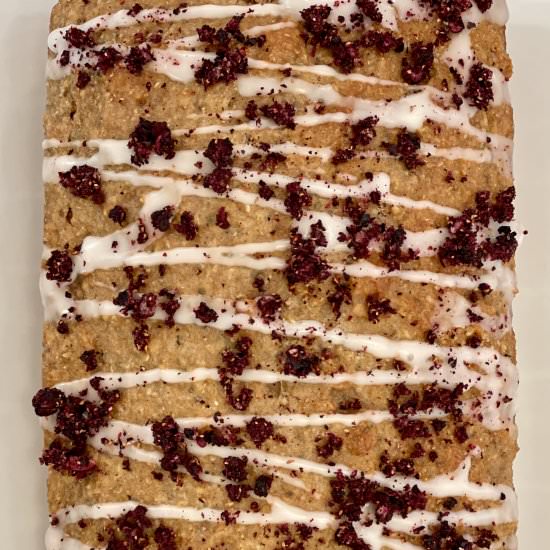 Blueberry & Lemon Glazed Chia Cake - Recipe photo by The Ingredient Thief