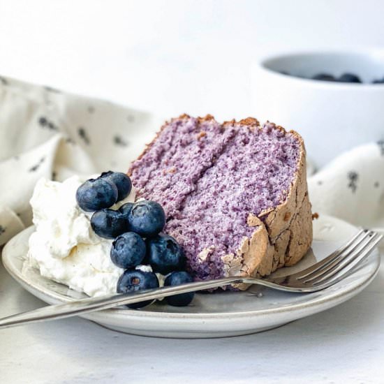 Blueberry Angel Food Cake - Recipe photo by live to sweet