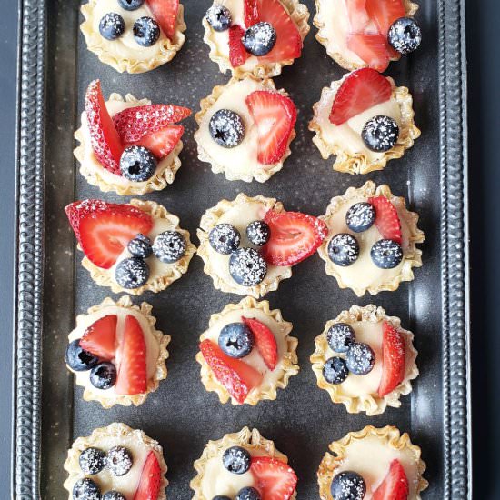 Cheesecake Phyllo Cups - Recipe photo by ProfusionCurry