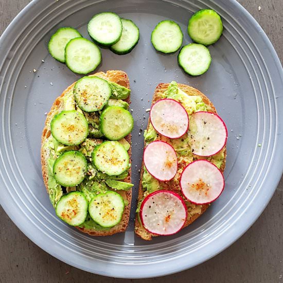 Avocado Toast Ideas - Recipe photo by ProfusionCurry