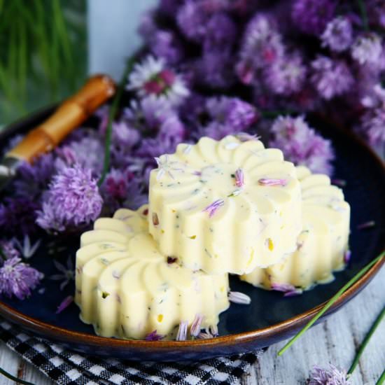 Chives Blossom Butter - Recipe photo by angiesrecipes