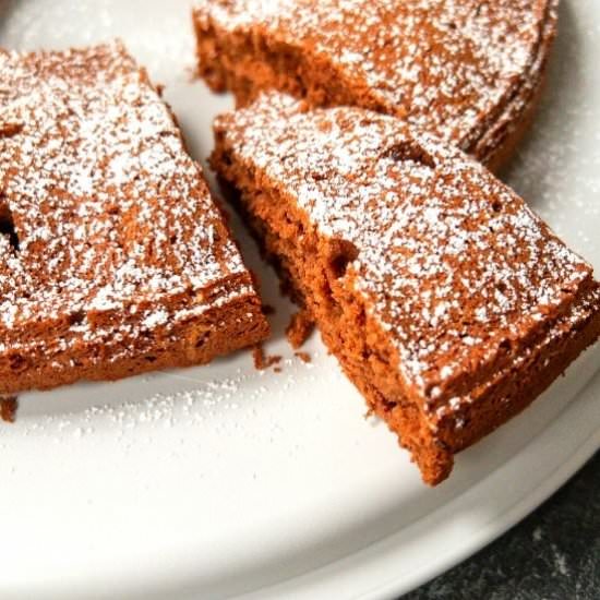 Six Egg White Chocolate Cake - Recipe photo by CombineGoodFlavors