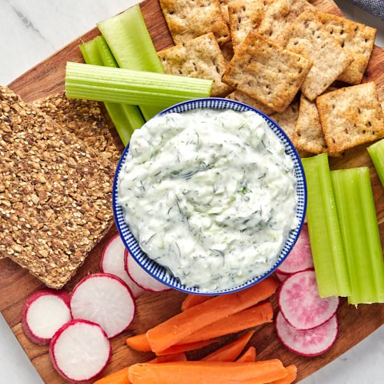 Tzatziki Sauce with Greek Yogurt - Recipe photo by casualepicure