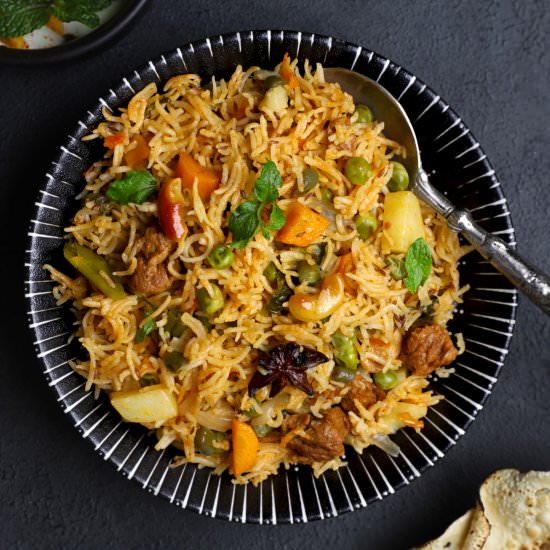 Indian Veg Pulao - Recipe photo by Funfoodandfrolic