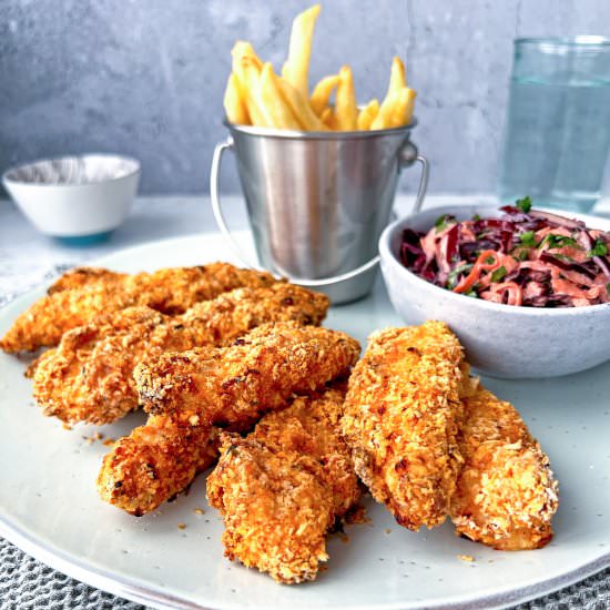 Baked Buttermilk Chicken Tenders - Recipe photo by Together to Eat