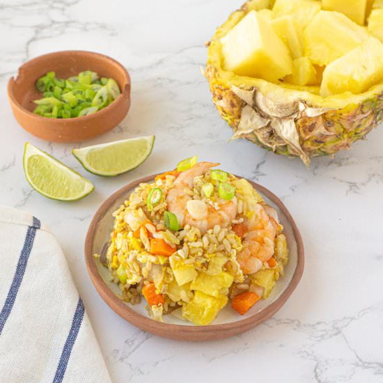 Pineapple Fried Rice - Recipe photo by fitsianfoodlife