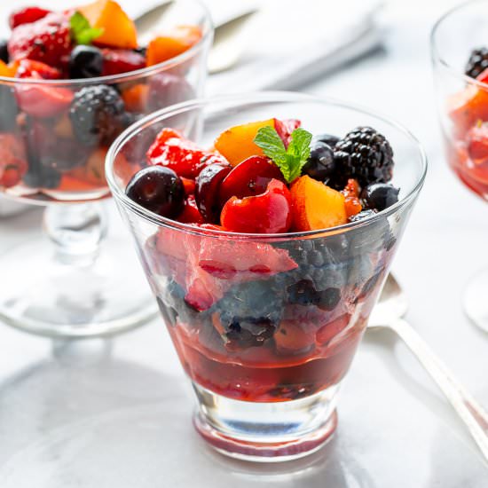 Fresh Fruit Salad Recipe - Recipe photo by Savingroomfordessert