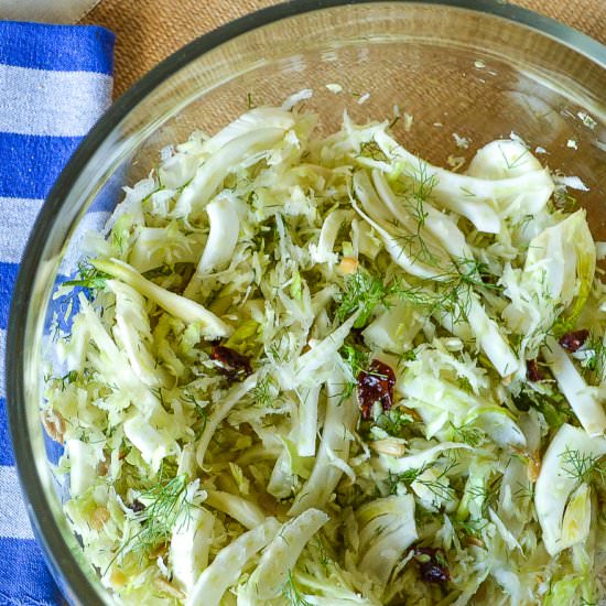 Maple Lemon Cabbage Salad - Recipe photo by thisishowicook