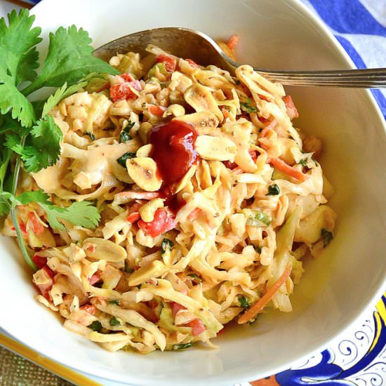 Sriracha Cole Slaw - Recipe photo by thisishowicook