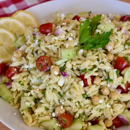 Lemon Orzo Salad - Recipe photo by thisdelicioushouse