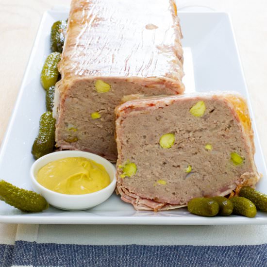 Pork terrine - Recipe photo by mecooks.com