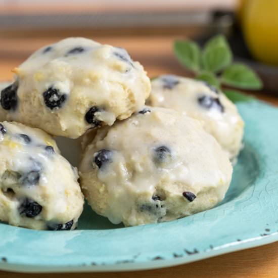 Blueberry Lemon with Ginger Glaze - Recipe photo by Mycookiejourney