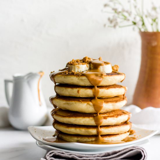 Biscoff Pancakes - Recipe photo by PastryWishes