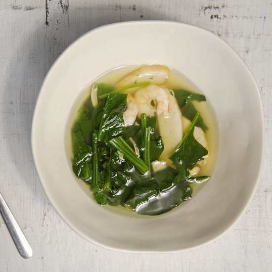 Spinach Soup - Recipe photo by Hungry PeePor