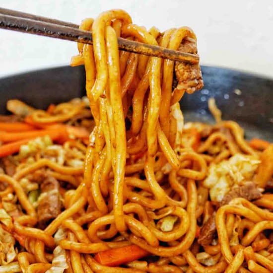 Beef Yaki Udon (Beef Udon Noodles) - Recipe photo by SweetCaramelSunday