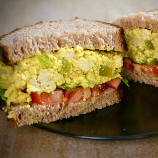 Eggless Salad Sandwich - Recipe photo by PB with J